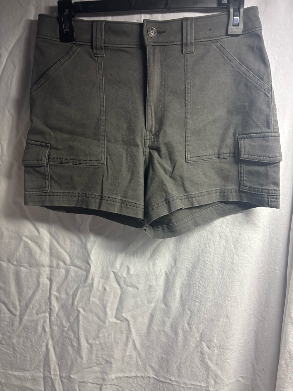 Hollister Olive Green Cargo Shorts